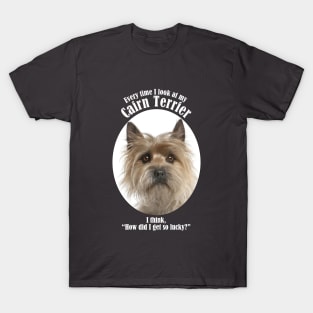 Lucky Cairn Terrier T-Shirt